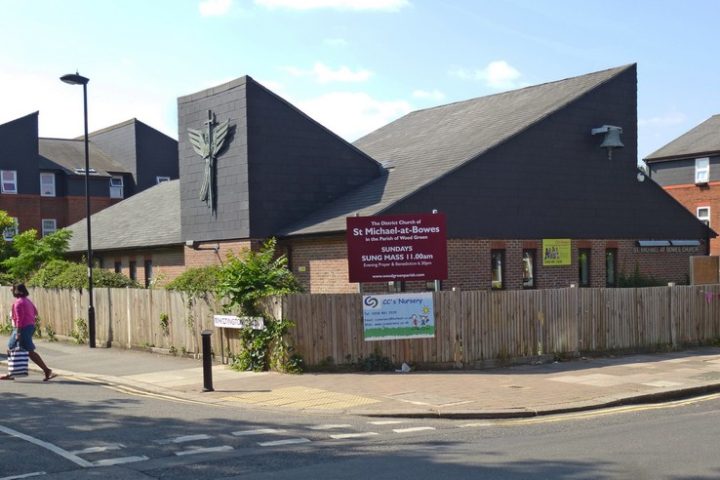 St Michael-at-Bowes church (consecrated 1988), by Julian Osley