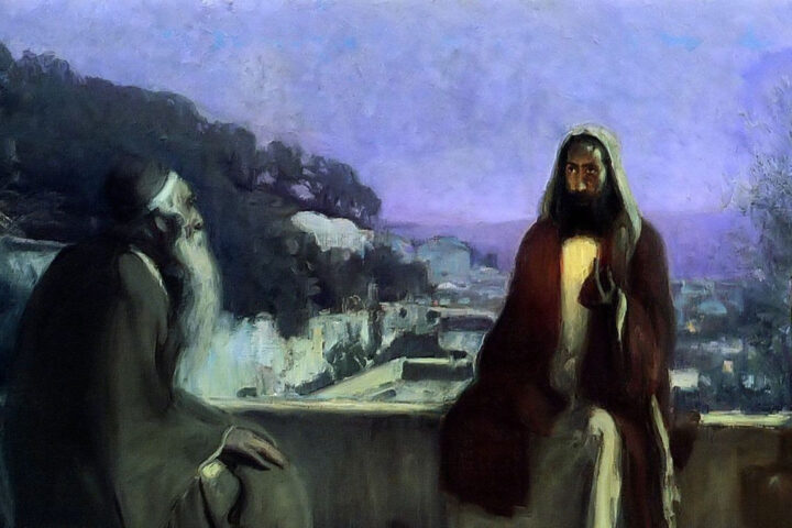 Nicodemus Visiting Jesus Henry Ossawa Tanner, 1899